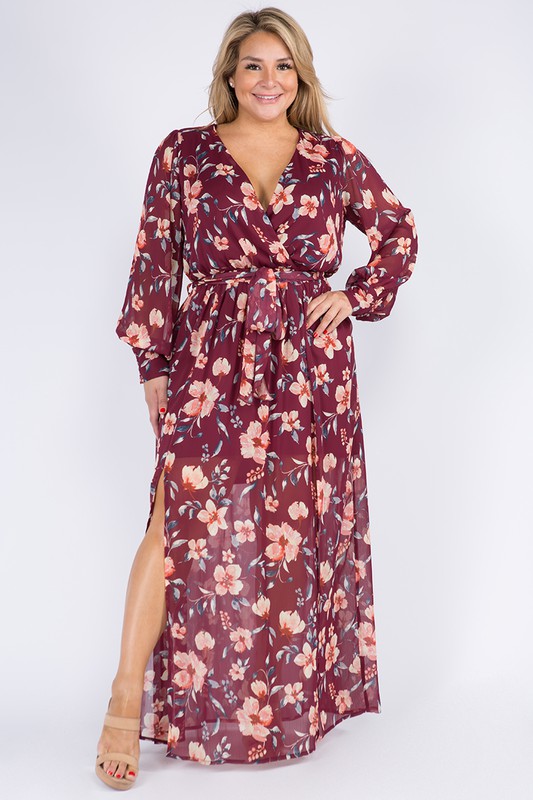 PLUS SIZE MAXI DRESS